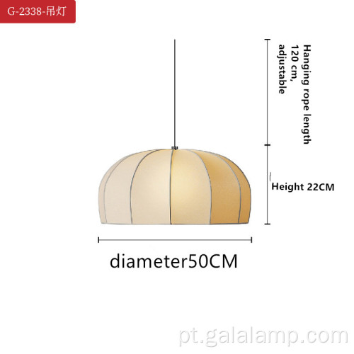 Lâmpada de papel de arroz elegante para decoração do quarto zen